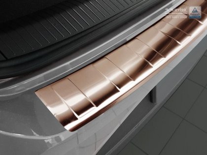 Nerezová ochranná lišta zadního nárazníku BMW 5GT/F07 LIFTBACK 2009-