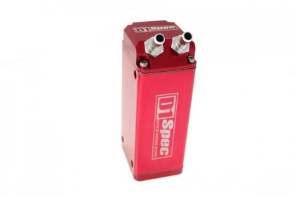 Oil catch tank D1Spec 15mm Red Square