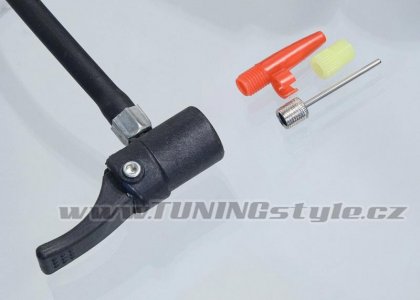 Hustilka nožní s manometrem dvoupístová TÜV/GS 2x120mm