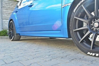 RACING SIDE SKIRTS DIFFUSERS Subaru Impreza WRX STI 2009-2011