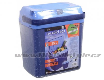 Chladící box  25litrů BLUE 220/12V displej s teplotou