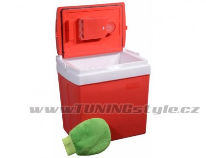 Chladící box  30litrů RED 220/12V displej s teplotou