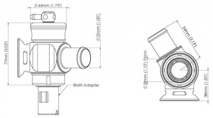 Turbosmart BLOW OFF BMW 135I 335I Z4 N54 Dual Port Kit