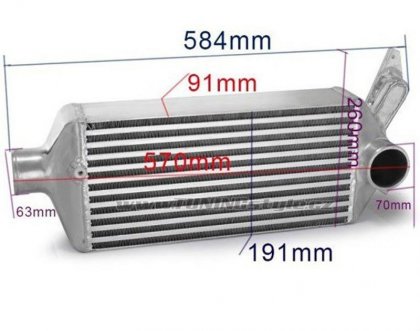 Intercooler Subaru Impreza WRX EJ25 GH GRB GEE