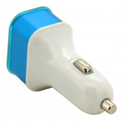 Zástrčka KOMBI - USB, voltmetr, ampérmetr (1,0+2,1A)