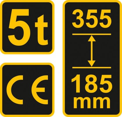 Hever hydraulický pístový 5t