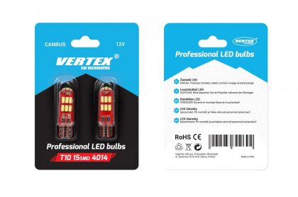 Žárovky LED CANBUS 15SMD 4014 T10e (W5W) SILCA White 12V