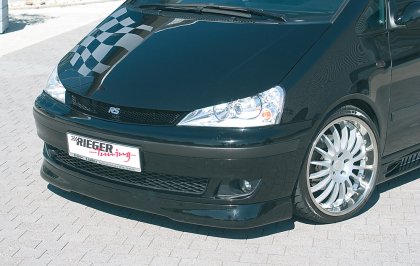 Rieger tuning spoiler pod originální přední nárazník pro Ford Galaxy (WGR) Van, r.v. od 04