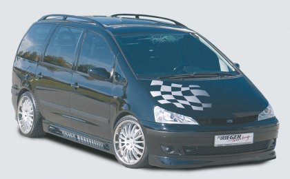 Rieger tuning spoiler pod originální přední nárazník pro Ford Galaxy (WGR) Van, r.v. od 04