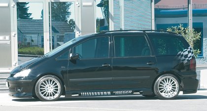 Rieger tuning spoiler pod originální přední nárazník pro Ford Galaxy (WGR) Van, r.v. od 04