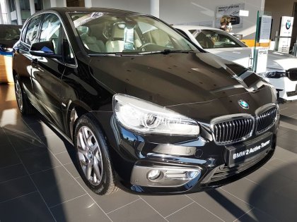 Nerezová ochranná lišta zadního nárazníku BMW 2 ACTIVE TOURER 2014-2018