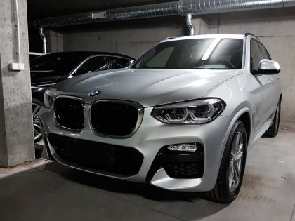 Nerezová ochranná lišta zadního nárazníku BMW X3 / G01 17- (bez M-paketu)