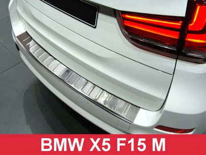 Nerezová ochranná lišta zadního nárazníku BMW X5/E70 2007-2011