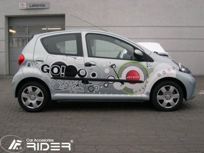 Ochranné lišty dveří - Toyota Aygo 5dv. 05-