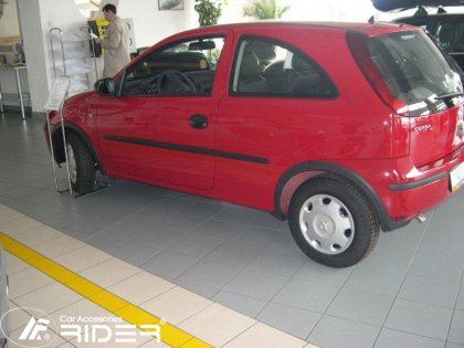 Ochranné lišty dveří - Opel Corsa C 3dv. 00- htb