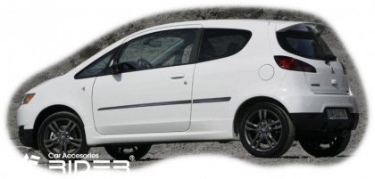 Ochranné lišty dveří - Mitsubishi Colt 3dv. 08- htb