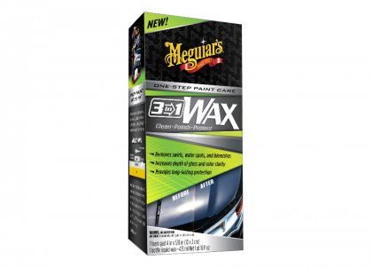 Meguiar's 3-in-1 Wax - leštěnka s voskem 3 v 1, 473 ml