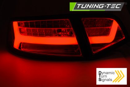 Zadní světla SEQ LED BAR AUDI A6 C6 sedan 08-11 černá/kouřová