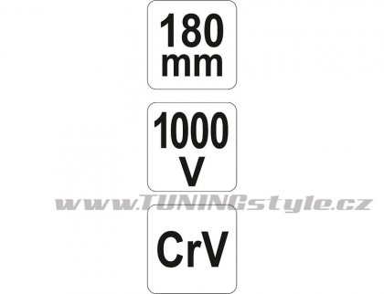 Kleště štípací boční 180mm VDE (1000V)