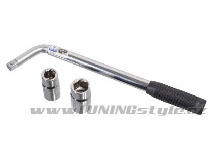 Klíč na kola 17-19/21-23 mm TÜV, GS