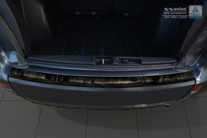 Nerezová ochranná lišta zadního nárazníku Mitsubishi Outlander II 06-12 grafitová