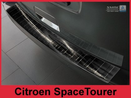 Nerezová ochranná lišta zadního nárazníku Citroen SpaceTourer 16- grafitová