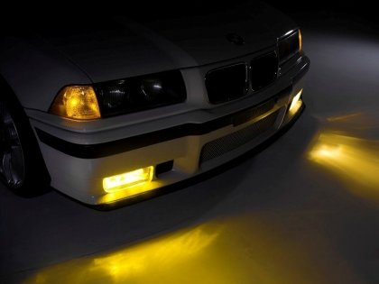 Mlhová světla přední BMW E36 žlutá