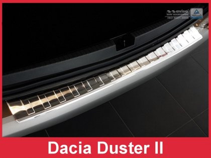 Nerezová ochranná lišta zadního nárazníku Dacia Duster II 17-
