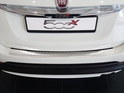 Nerezová ochranná lišta zadního nárazníku FIAT 500X 14-18