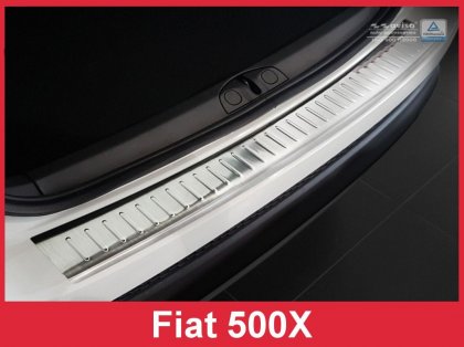 Nerezová ochranná lišta zadního nárazníku FIAT 500X 14-18