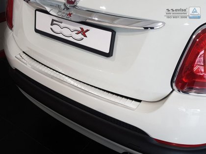 Nerezová ochranná lišta zadního nárazníku FIAT 500X 14-18