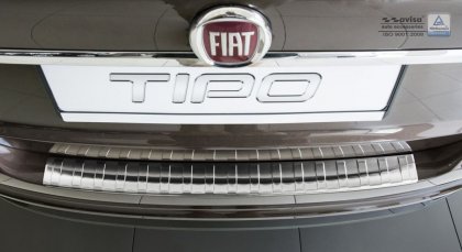 Nerezová ochranná lišta zadního nárazníku Fiat Tipo sedan 16- 