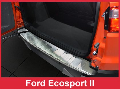 Nerezová ochranná lišta zadního nárazníku Ford Ecosport II 12-17