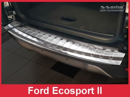 Nerezová ochranná lišta zadního nárazníku Ford Ecosport II 17-