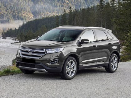 Nerezová ochranná lišta zadního nárazníku Ford Edge 14-