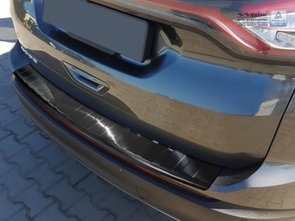 Nerezová ochranná lišta zadního nárazníku Ford Edge 14- grafitová