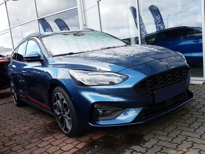 Nerezová ochranná lišta zadního nárazníku Ford FOCUS IV Turnier 18-