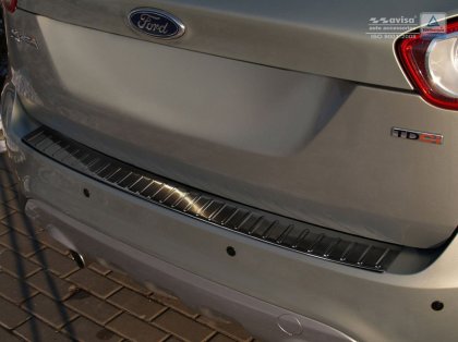 Nerezová ochranná lišta zadního nárazníku Ford Kuga I 08-12 grafitová