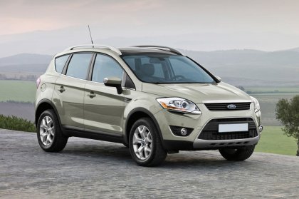 Nerezová ochranná lišta zadního nárazníku Ford Kuga I 08-12 grafitová