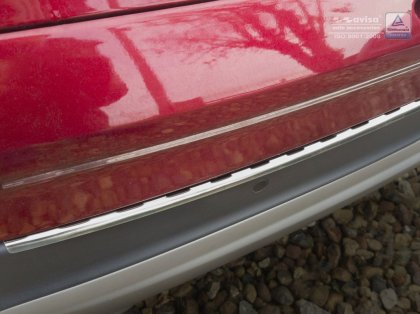 Nerezová ochranná lišta zadního nárazníku Ford Kuga II 13- lesklá dlouhá