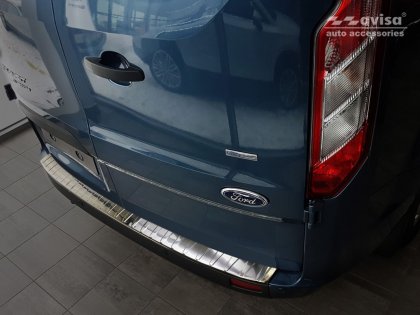 Nerezová ochranná lišta zadního nárazníku Ford Tourneo/Transit Custom 12-19