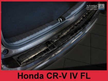 Nerezová ochranná lišta zadního nárazníku Honda CR-V 4 FL 2015- grafitová