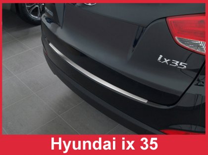 Nerezová ochranná lišta zadního nárazníku Hyundai ix35 10-16