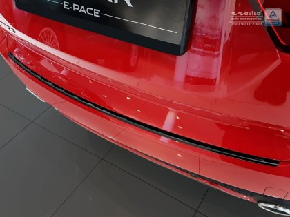 Nerezová ochranná lišta zadního nárazníku Jaguar E-Pace 17- grafitová