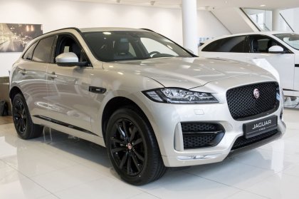 Nerezová ochranná lišta zadního nárazníku Jaguar F-Pace 16- grafitová