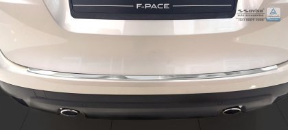 Nerezová ochranná lišta zadního nárazníku Jaguar F-Pace 16- carbon