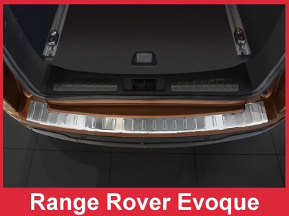 Nerezová ochranná lišta zadního nárazníku Range Rover Evoque 11-