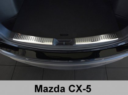 Nerezová ochranná lišta vnitřní hrany kufru  Mazda CX-5 12-17