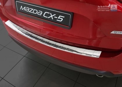 Nerezová ochranná lišta zadního nárazníku Mazda CX-5 II 17-