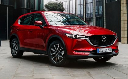 Nerezová ochranná lišta zadního nárazníku Mazda CX-5 II 17-